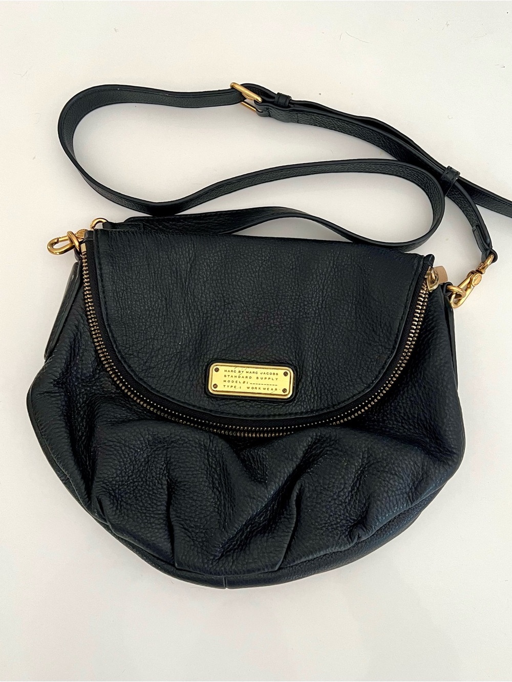 Marc Jacobs Natasha Leather Crossbody Black